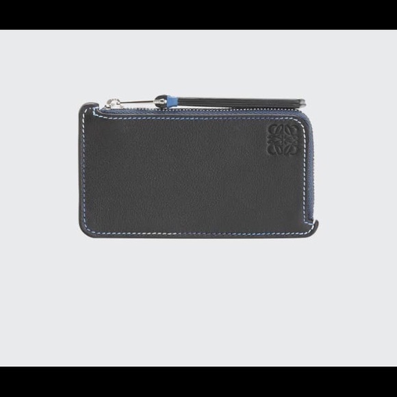NWT LOEWE Blue card coin holder Men’s or womens - Picture 2 of 7